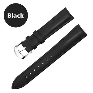 Leather Watchband Men Women Watch Band