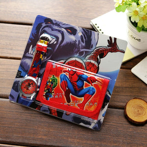 New Children Cartoon Wallet Watch