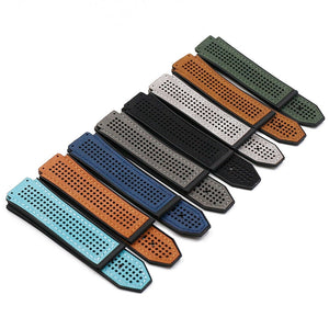 Rubber strap men's watch
