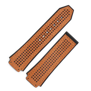 Rubber strap men's watch