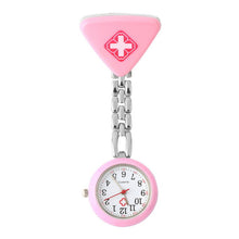 Load image into Gallery viewer, Nurse Doctor Pendant Pocket Clip Quartz Brooch Nurses Watch