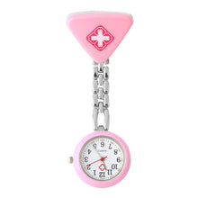 Load image into Gallery viewer, Nurse Doctor Pendant Pocket Clip Quartz Brooch Nurses Watch