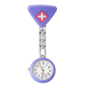 Nurse Doctor Pendant Pocket Clip Quartz Brooch Nurses Watch