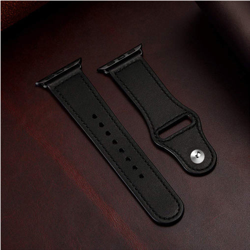 Genuine leather loop strap for apple watch band
