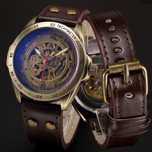 Skeleton Mechanical Watch Automatic Watch Men