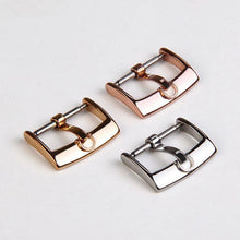 Load image into Gallery viewer, 14mm 16mm 18mm 20mm 316L Stainless Steel Buckle Watch Band Clasp