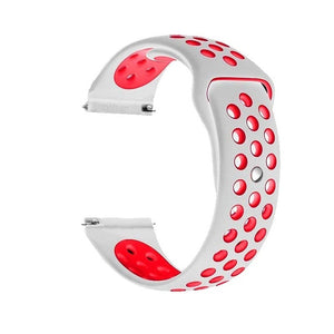 20 22 MM Silicone strap For Samsung Gear sport S2 S3 Classic