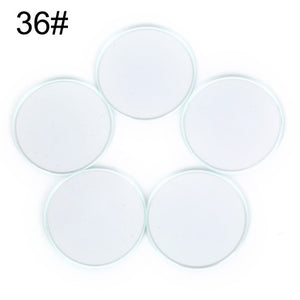 Watch Glass 5pcs Anti-scratch Transparent Round Crystal Glass