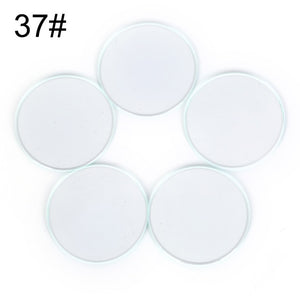 Watch Glass 5pcs Anti-scratch Transparent Round Crystal Glass