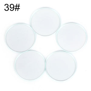 Watch Glass 5pcs Anti-scratch Transparent Round Crystal Glass