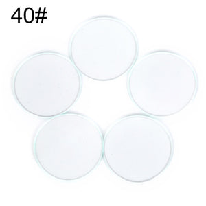 Watch Glass 5pcs Anti-scratch Transparent Round Crystal Glass